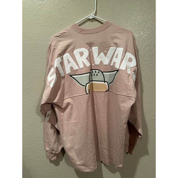 NWT Disney Parks Star Wars Grogu Pink Character Spirit Jersey Sz M L - Picture 6 of 7